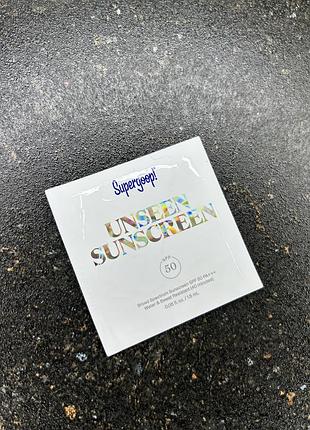 Тестер сонцезахисного гель-праймеру для обличчя supergoop! unseen sunscreen spf 50, 1,5 мл