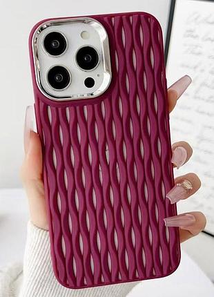 Чехол tpu ribbio для apple iphone 14 pro (6.1") red 2