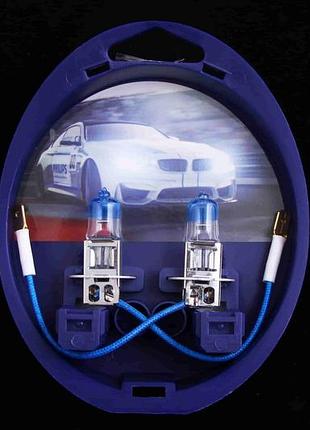 Лампа галогенная 12в h3 "philips" 55 +150% racing vision (2 шт.)