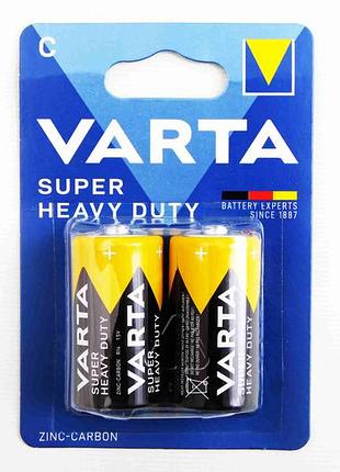 Батарейка c/ r14 "varta" super блистер (бочка)