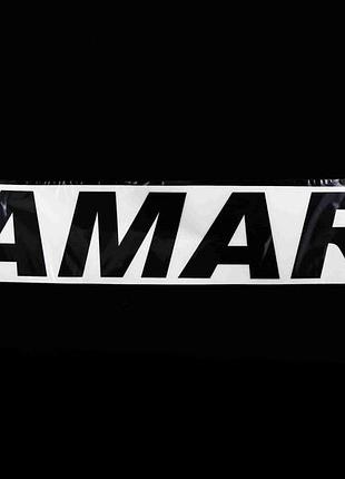 Наклейка на заднее стекло плоттер "samara" черная 12*80см "автограф"