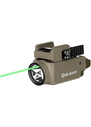 Фонарь с лцу olight baldr s green laser flat dark earth