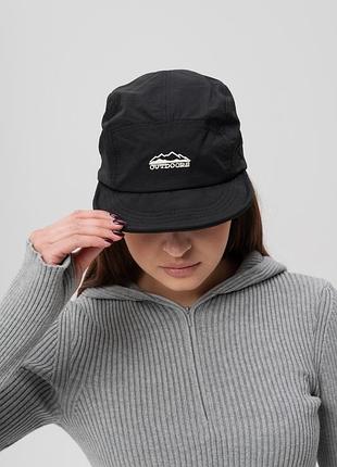 Жіноча нейлонова бейсболка camp cap without outdoors black