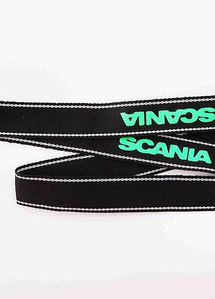 Шнурок на шию для ключів із карабіном scania