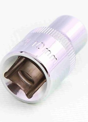 Головка 1/2" 6-гр. 10 мм "intertool"