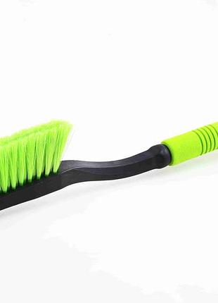 Скребок для снігу 62 см зі щіткою 70 пучків "bi-plast" (м'яка ручка)