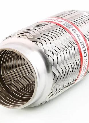 Гофра глушителя 64*200 interlock "euroex"