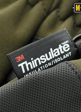 M-tac рукавички soft shell thinsulate olive 7