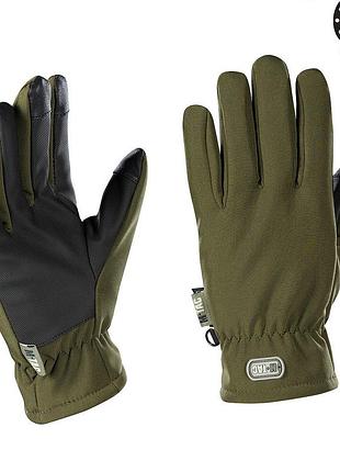 M-tac рукавички soft shell thinsulate olive