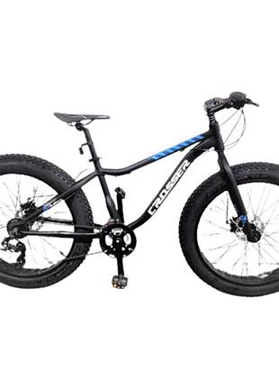 Спортивний велосипед фетбайк fat bike crosser 26"х16,5" 16st