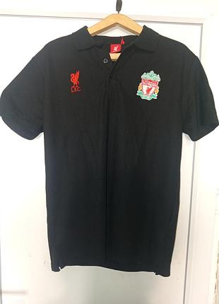 Футболка-поло liverpool fc черная