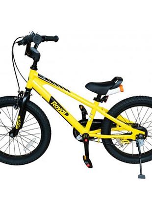 Велосипед-біговел royal baby freestyle rb16-30 дитячий двоколісний 16" жовтий