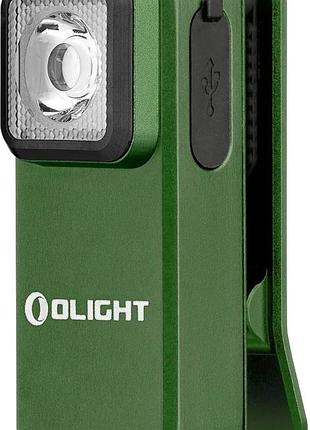 Ліхтар olight oclip od green