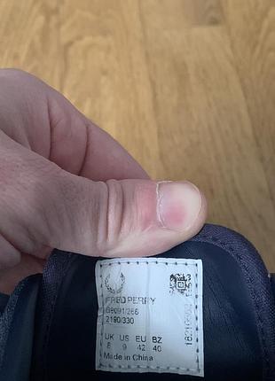 Кеди fred perry 6