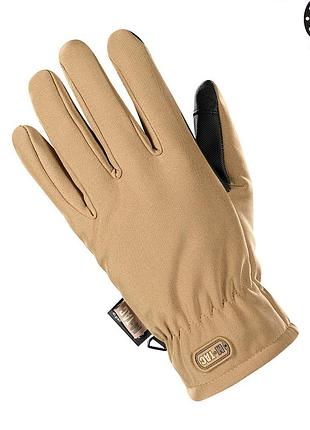 M-tac перчатки soft shell thinsulate coyote brown 3
