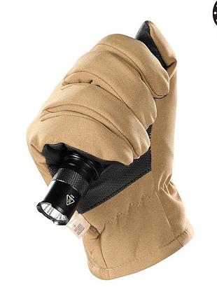 M-tac перчатки soft shell thinsulate coyote brown 4