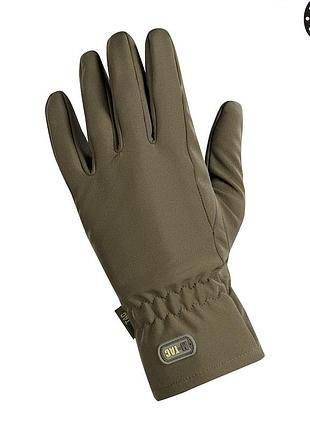 M-tac перчатки winter soft shell olive 3