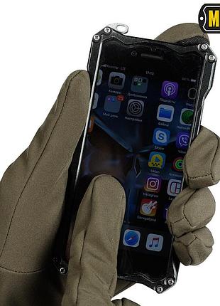 M-tac перчатки winter soft shell olive 2