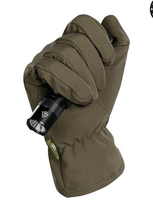 M-tac перчатки winter soft shell olive 6