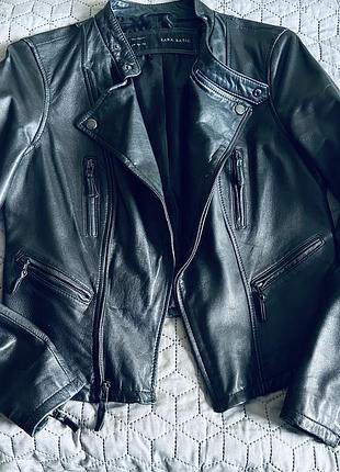 Шкіряна куртка zara