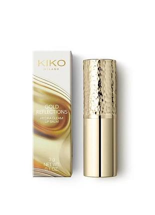 Бальзам зволожуючий kiko milano gold reflections hydra gleam lip balm 3 г