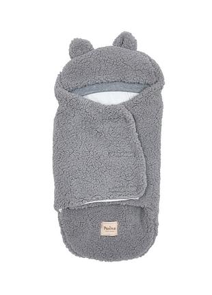 Детский демисезонный конверт twins teddy 9017-т-202 серый