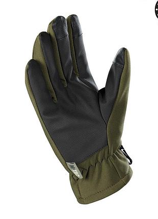 M-tac рукавички soft shell thinsulate olive 2