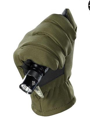 M-tac рукавички soft shell thinsulate olive 4