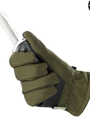 M-tac рукавички soft shell thinsulate olive 5