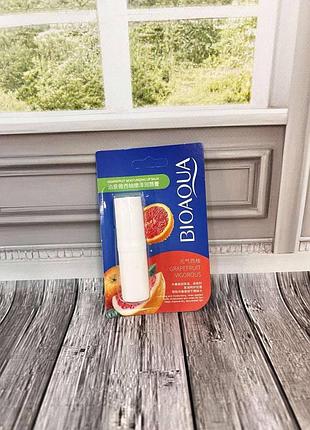 Гигиеническая помада для губ bioaqua grapefruit vigorous с грейпфрутом 3г