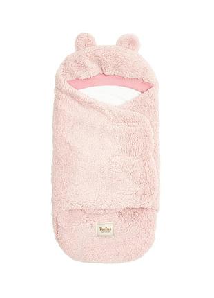 Детский демисезонный конверт twins teddy 9017-тт-02 розовый