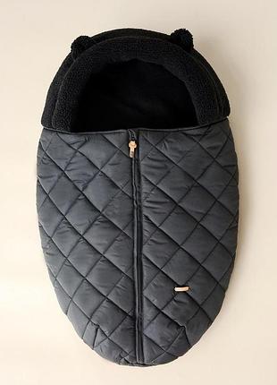 Дитячий зимовий конверт-кокон magbaby baloo 133637 чорний