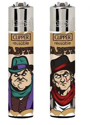 Запальничка clipper medium cowboy life 3