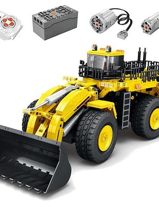 Конструктор фронтальний навантажувач з пультом 1876 деталей reobrix mechanical 22009