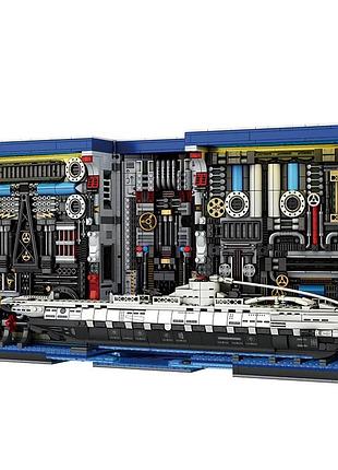 Конструктор подводных лодочек 3466 деталей 3d книга на полку reobrix 66038
