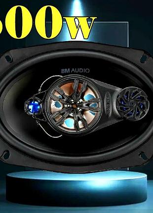 Автоакустика колонки 6х9 500w динаміки 4 смугові овали jxi-9688s
