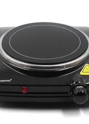 Электроплита настольная domotec ms-5851 900 вт, кухонная плита электро для кухни на 1 конфорку