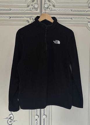 Кофта фліска the north face 100 glacier 1/4 zip circular design fleece tnf розмір m-l