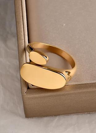 Массивное колечко на палец fashion jewelry gold