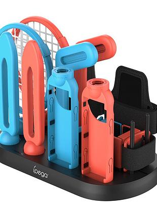 Держатель джойконов switch 2 спортивный набор 6в1 ipega pg-sw2008