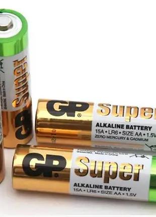 Комплект 40 шт. батарейки gp super alkaline power aa-lr6 тип aa