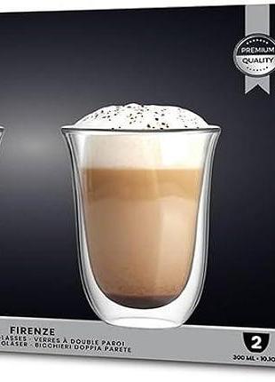 Набор стаканов bialetti firenze 200 мл. двойные стенки 2 шт