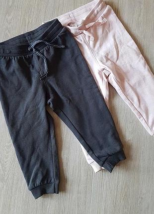 Штани котонові h&m 12-18м