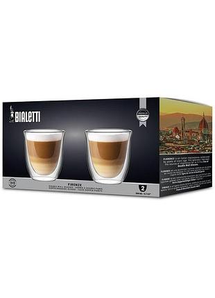 Набор стаканов bialetti firenze 200 мл. двойные стенки 2 шт