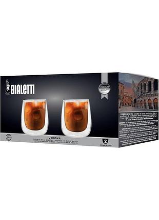 Набор стаканов bialetti verona 250 мл. двойные стенки 2 шт.