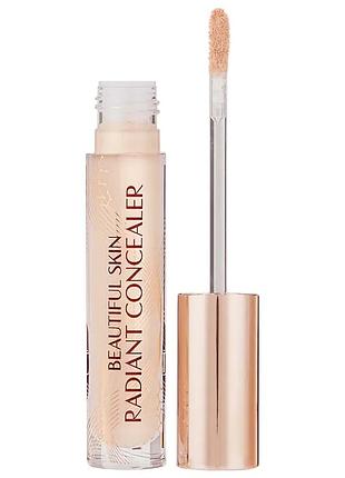 Консилер charlotte tilbury beautiful skin medium to full coverage radiant concealer 1 fair 2.1грм
