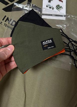 Набір футболка, шарф, значки, маска alpha industries 5