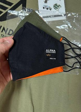 Набір футболка, шарф, значки, маска alpha industries 8