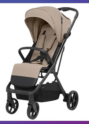 Дитяча прогулянкова коляска — книжка з регульованою спинкою carrello nova crl-5524 canella beige бежевий