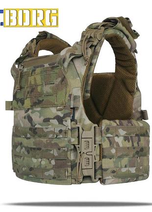 Профессиональная плитоноска militex pro series multicam original usa (s-m)